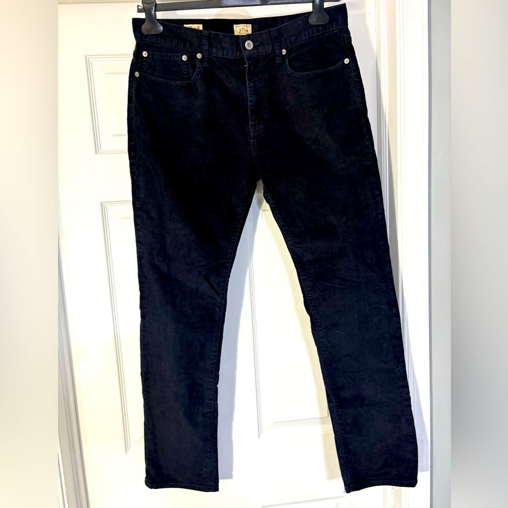 J. Crew Men's Dark Corduroy Pants